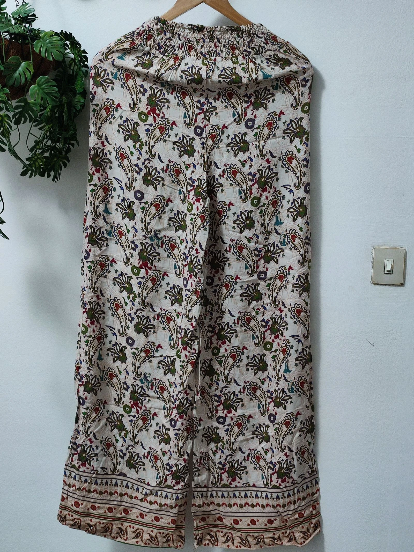 Pantalón ancho estampado paisley M / 40 – photo 2